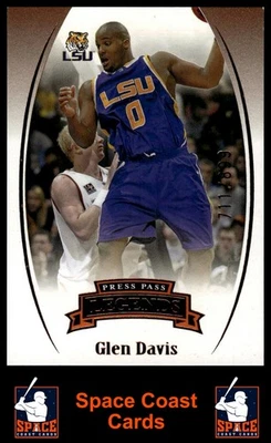 Pase de prensa Legends #6 2007-08 Glen Davis bronce #/899 Foto 1 de 2