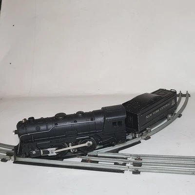 Vintage Electric 999 MARX Tin New York Central Locomotive & Coal Car TESTED WORK - Image 1 of 4