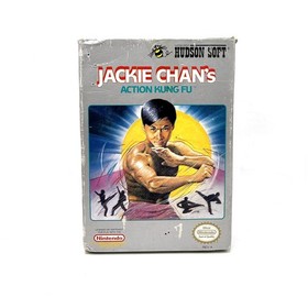 Jackie Chan's Action Kung Fu Nintendo NES COMPLET USA REV-A CIB RARE