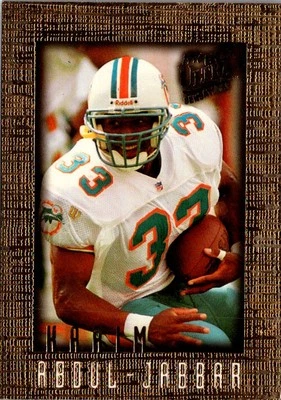 1996 Ultra Sensations #55 Karim Abdul-Jabbar Marble Gold - Image 1 of 2