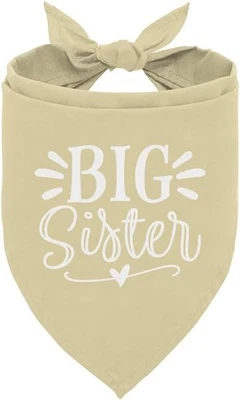 Bandana para perro Big Sister, pañuelo para perro, accesorios para bufanda para perro mascota Foto 1 de 4