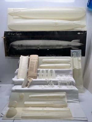 Vintage Testors Hawk The Graf Zeppelin Model Kit – 1/245 Scale – Rare! Open Box - Image 1 of 4