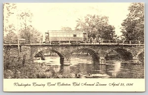 Vintage Postcard C5, Washington Crossing Card Collectons 1996 - Picture 1 of 2