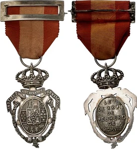 CONDECORACION INSTITUTO NACIONAL DE PREVISION 1908 EBC - Picture 1 of 1