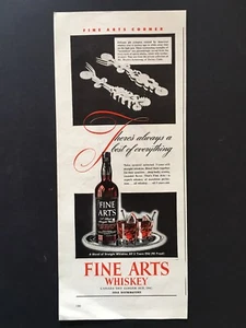 1946 Fine Arts Whiskey Ad There’s always a best of everything - Picture 1 of 1