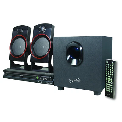 Supersonic 2.1 Channel DVD Home Theater System, Bluetooth, HDMI  DVD/CD SC-35HT - Image 1 of 4