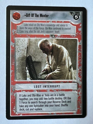 Star Wars CCG Gift Of The Mentor Premiere Limited SWCCG LP/NM - Image 1 of 2
