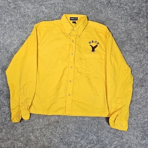 NRCS Natural Resources Conservation Service Shirt Men L Yellow Embroidered - Picture 1 of 5