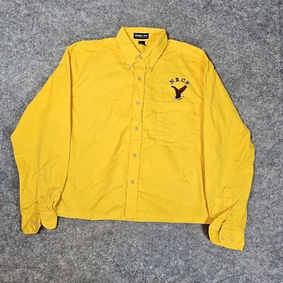 NRCS Natural Resources Conservation Service Shirt Men L Yellow Embroidered - Image 1 of 4