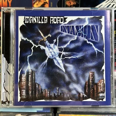 Manilla Road - Invasion 1980 CD Mark Shelton US Cult Heavy Metal Shadow Kingdom Foto 1 de 4