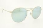 RAYBAN SUNGLASSES 3447 019/30 50MM MATTE SILVER FRAME WITH LIGHT GREEN MIRROR LE