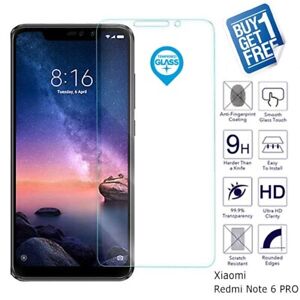 2 x For Xiaomi Redmi Note 6 Pro Genuine Tempered Glass Screen Protector Clear