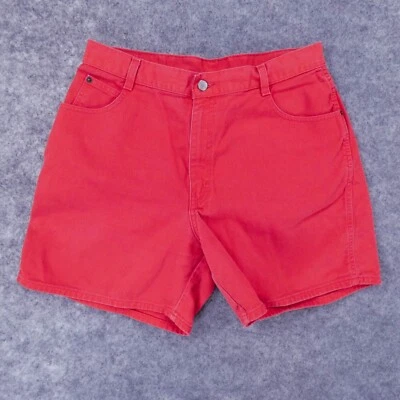 Vintage Gitano Shorts Womens 16 High Rise Mom Denim Red 6" Inseam Ladies - Imagem 1 de 4