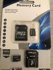 Lot Of 2 Unbranded 32GB & 4GB Multi-Use Digital SDHC Memory Cards New And Used