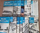 Lot de 12 numéros 1946 modèle de chemin de fer magazine janvier - décembre année complète train année