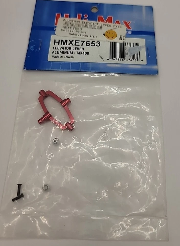 Heli Max Elevator Lever Aluminum MX 400 Rc Helicopter Heli-Max HMXE7653 - Image 1 of 1