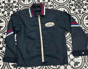 Vintage Kids Boys 1980s Sears Nascar Lightweight Zip Windbreaker 80s Jacket XL - Picture 1 of 8