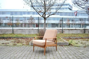 WILHELM KNOLL ANTIMOTT SESSEL EASY CHAIR 50/ 60er Danish ÄRA Nussbaum Walnut - Bild 1 von 17