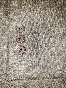 ARMANI Blazer Mens 44R Brown Suit Jacket Sport Coat Interview Texture Leisure - Picture 1 of 12