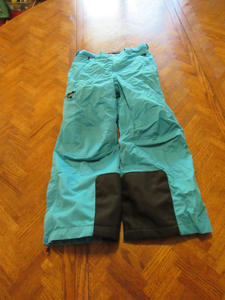 Pantalones de nieve REI para niñas XS 6-7 verde azulado Foto 1 de 4