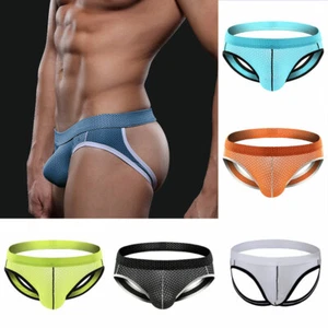 Men's G-String Briefs Underpant Backless Underwear Thongs Sexy Jockstrap Fashion - Picture 1 of 26