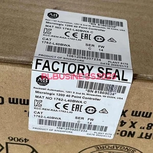 New Factory Sealed AB 1762-L40BWA SER C MicroLogix 1200 40 Point Controller - Picture 1 of 6