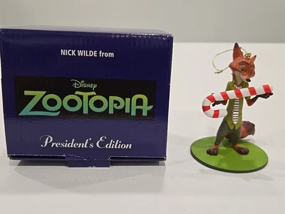 Disney Early Moments Presidents Edition Nick Wilde Zootopia adorno de Navidad Foto 1 de 4