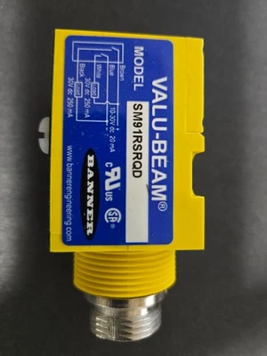 Banner Engineering Valu-Beam Range 3M input 10-30 V dc. Output Bipolar 1NPN 1PNP - Image 1 of 4