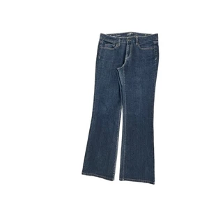 Loft Curvy Bootcut Women's size 6 Dark Wash Blue Denim jeans - Picture 1 of 5