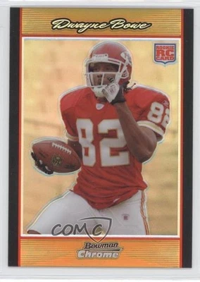 2007 Bowman Chrome Gold Refractor /50 Dwayne Bowe #BC78 Rookie RC - Image 1 of 2