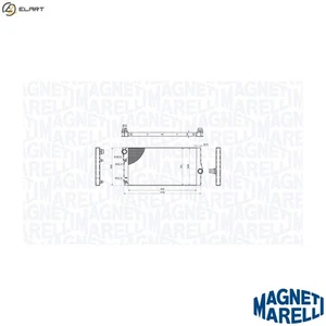 RADIATOR ENGINE COOLING 350213214600 FOR BMW N47D20C/D B47D20A 2.0L 4cyl 5 F11 - Picture 1 of 9