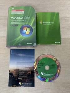 Microsoft Windows Vista Home Premium Upgrade w/Service Pack 1 - Complete w/ Key - Photo 1/17