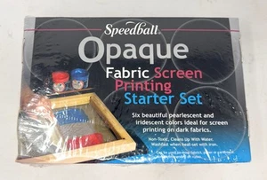Speedball Siebdruck Textilfarbe Starter 6er Set - BLICKDICHT - für Stoffe - Bild 1 von 4