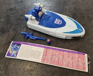 1986 G1 TRANSFORMERS DECEPTICON SCOURGE NEAR COMPLETE W SPEC CARd - Picture 1 of 8