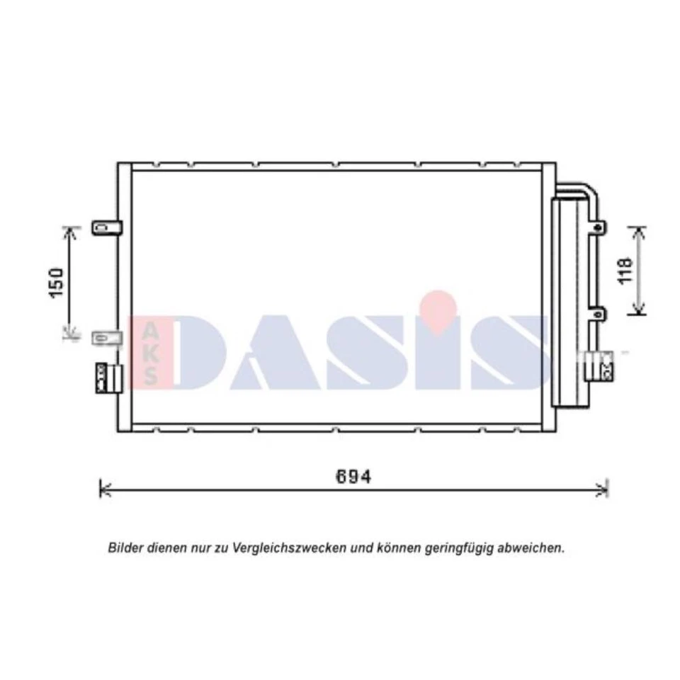 Kondensator Klimaanlage Klimakühler für Iveco Daily V Pritsche/Fahrgestell - Bild 1 von 1