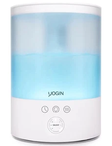 Umidificatore ad ultrasuoni riempimento superiore 2,5 L nebulizzatore freddo per asilo nido bianco chiusura automatica O - Foto 1 di 7