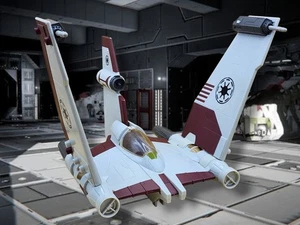 Hasbro Star Wars Clone Wars V-19 Torrent Assault Fighter Vehicle Komplett! - Bild 1 von 9