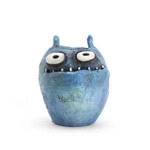 2.5" BLOOMIES Murphy MONSTER Blob House planter Pot Only, unique gift, home offi - Picture 1 of 4