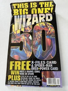 New Sealed 1995 Wizard Comic Book Price Guide #50 Marvel Magazine Insert Cards - Picture 1 of 4