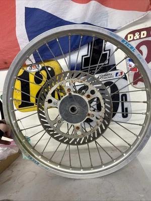 1999 HUSQVARNA WR360 FRONT WHEEL 800053504 800073226 800077744 - Image 1 of 4