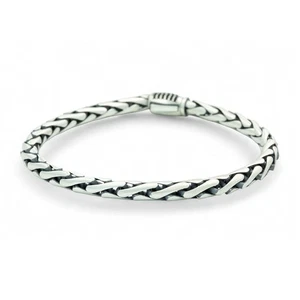 Herren König Kette Byzantiner 925 Sterling Silber Armband - Bild 1 von 8