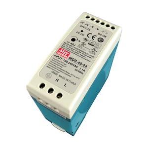 2 PIEZAS Riel MeanWell MDR-40-24 DIN 40W 24V 1,7A Fuente de alimentación - Imagen 1 de 4