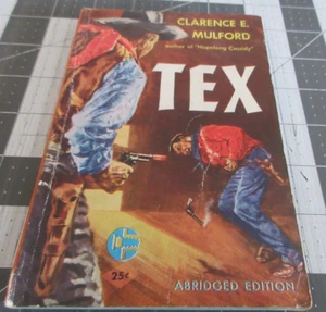 Tex by Clarence E. Mulford 1949 PB Paperback Graphic Books - Imagen 1 de 3