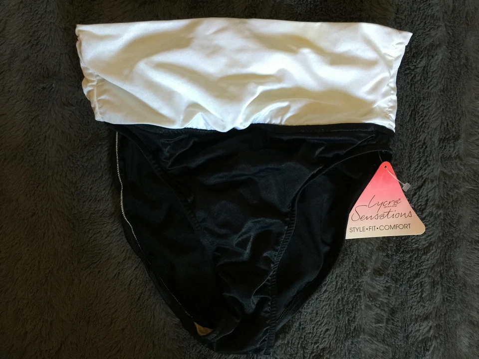 PETITE 26" 28" VINTAGE SUNSET BAY NON CONFORMING BINARY SWIM SUIT BOTTOM BIKINI - Image 1 of 4