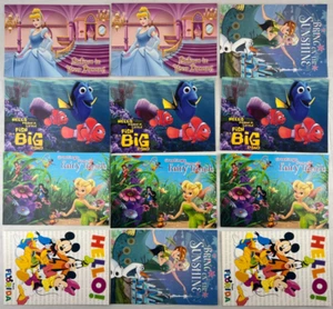 12 neue Disney Postkarten Lot Nemo Mickey Elsa Cinderella Tinkerbell Goofy Minnie - Bild 1 von 2