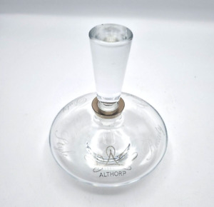 Vintage Glass Perfume Bottle Althorp Princess Diana Glass Scent Bottle