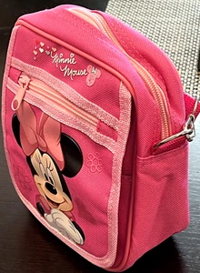 Disney Minnie Mouse Handbag Cross bag Kids Teens 6" x 7.50" x 2.50" Pink - Picture 1 of 5