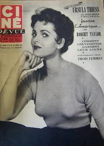 CINEMA CINE REVUE N° 32 de 1952 URSULA THIESS TAYLOR MORGAN VIDAL BERGMAN ANGELI - Picture 1 of 1