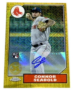 Connor Seabold Rookie Auto /199 1987 MOJO REFRACTOR 2022 Silver Pack #T87C2-88 - Bild 1 von 10