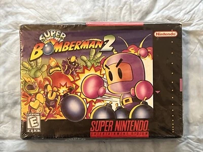Super Bomberman 2 Super Nintendo SNES Complete NEW FACTORY SEALED NEAR-MINT - Image 1 of 4